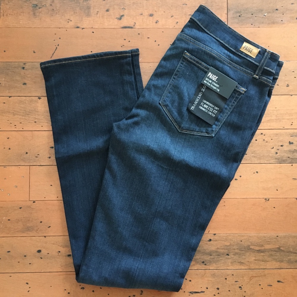NWT Paige Straight Leg Jeans
